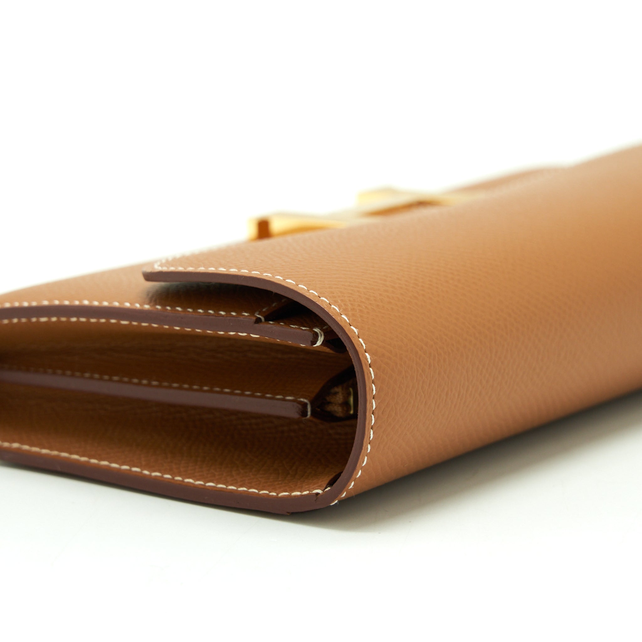 HERMES CONSTANCE LONG TO GO WALLET EPSOM GOLD GHW