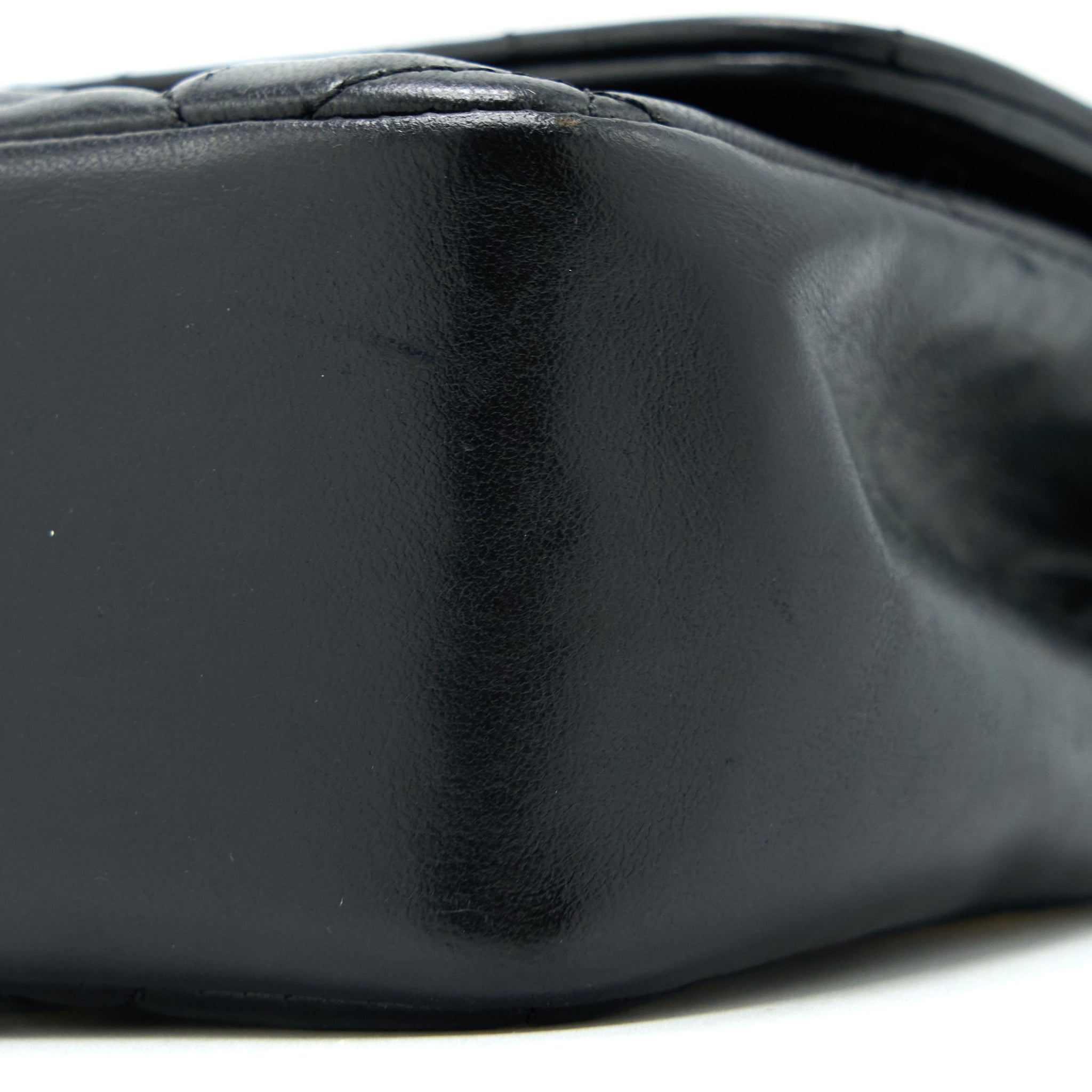 CHANEL VINTAGE MINI FLAP BAG LAMBSKIN BLACK GHW