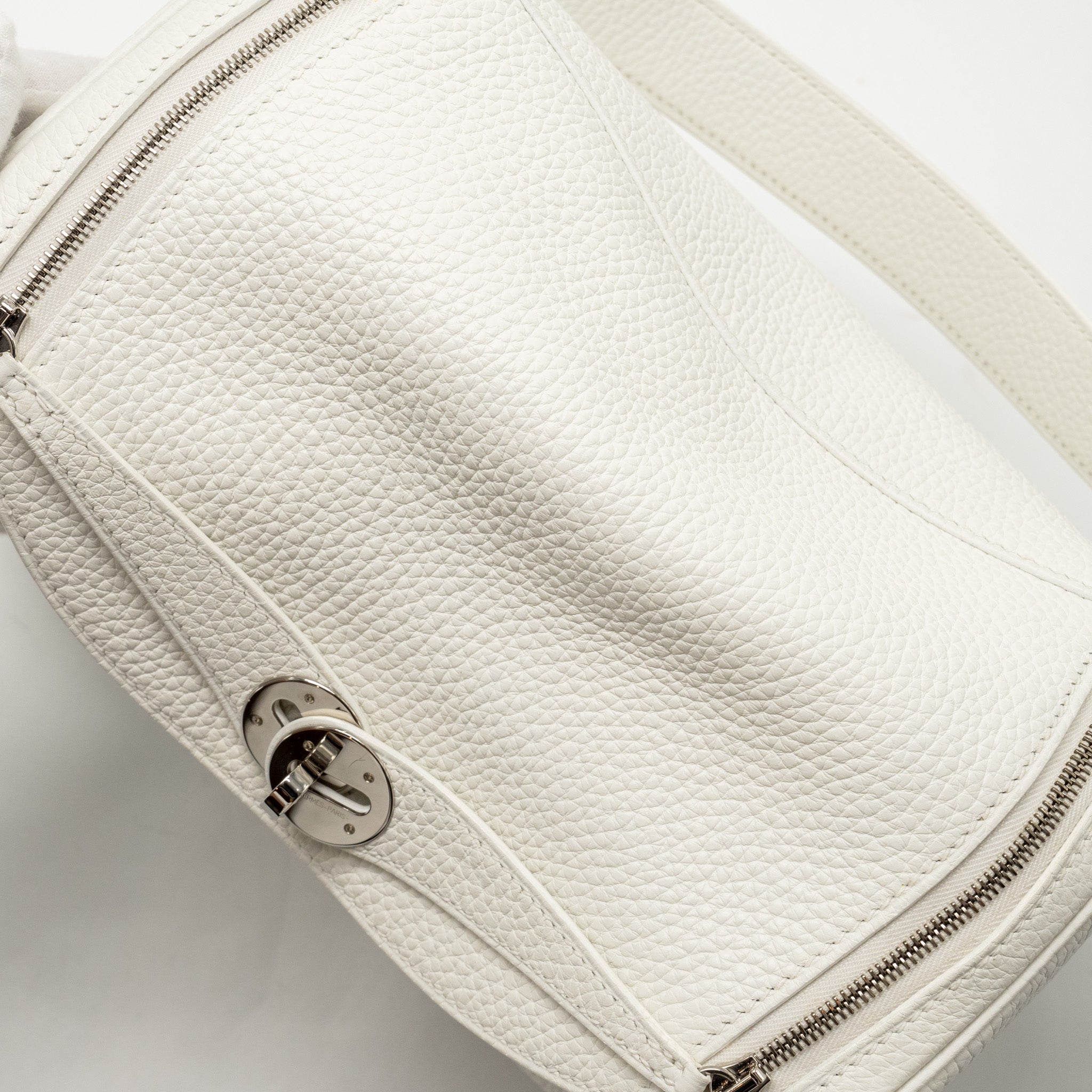 HERMES LINDY 26 CLEMENCE BLANC SHW