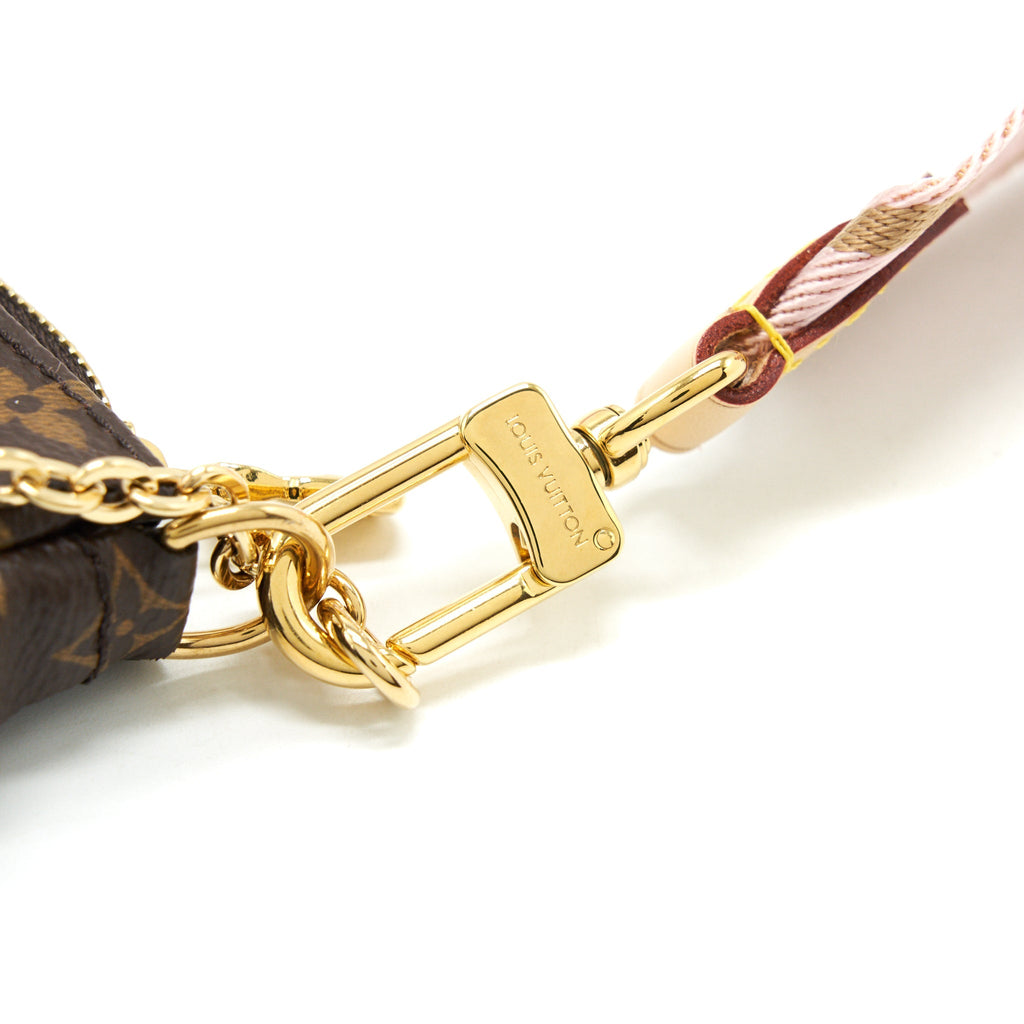 LOUIS VUITTON MULTI POCHETTE ACCESSORIES PINK STRAP