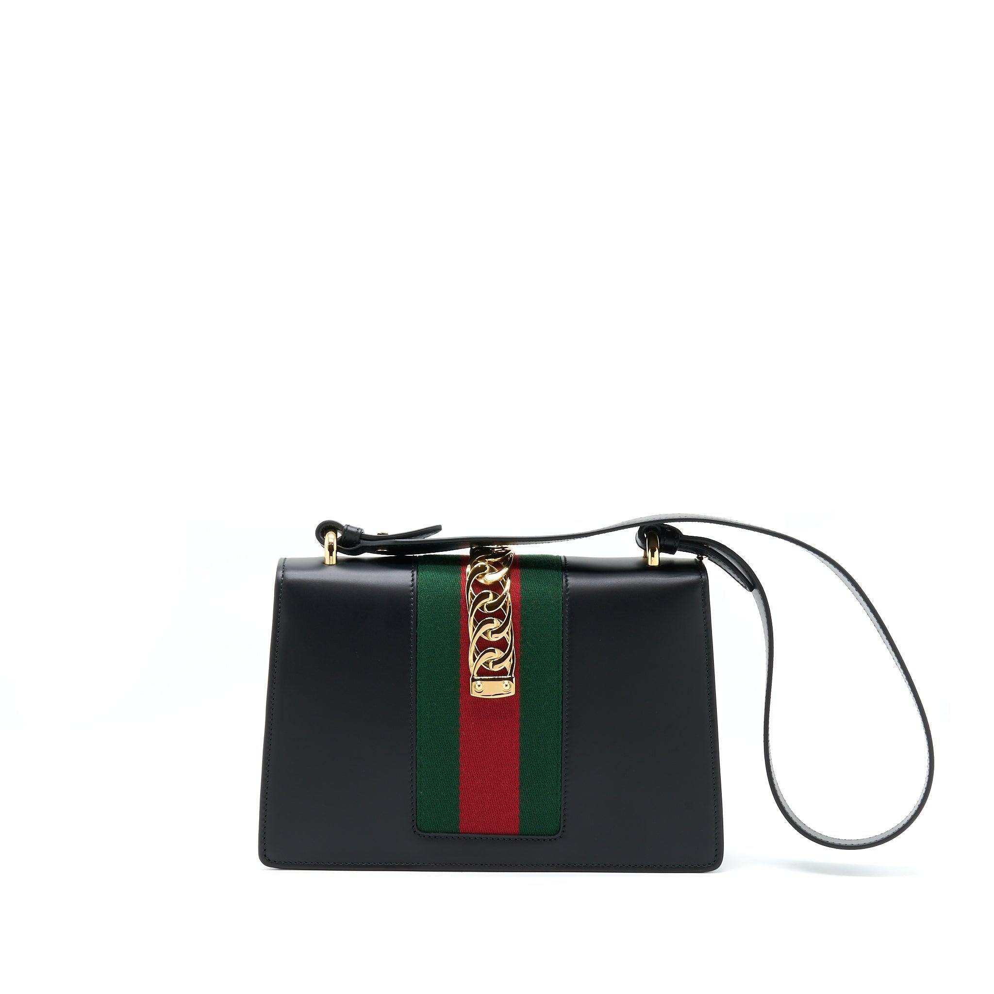 GUCCI SYLVIE BAG BLACK GHW