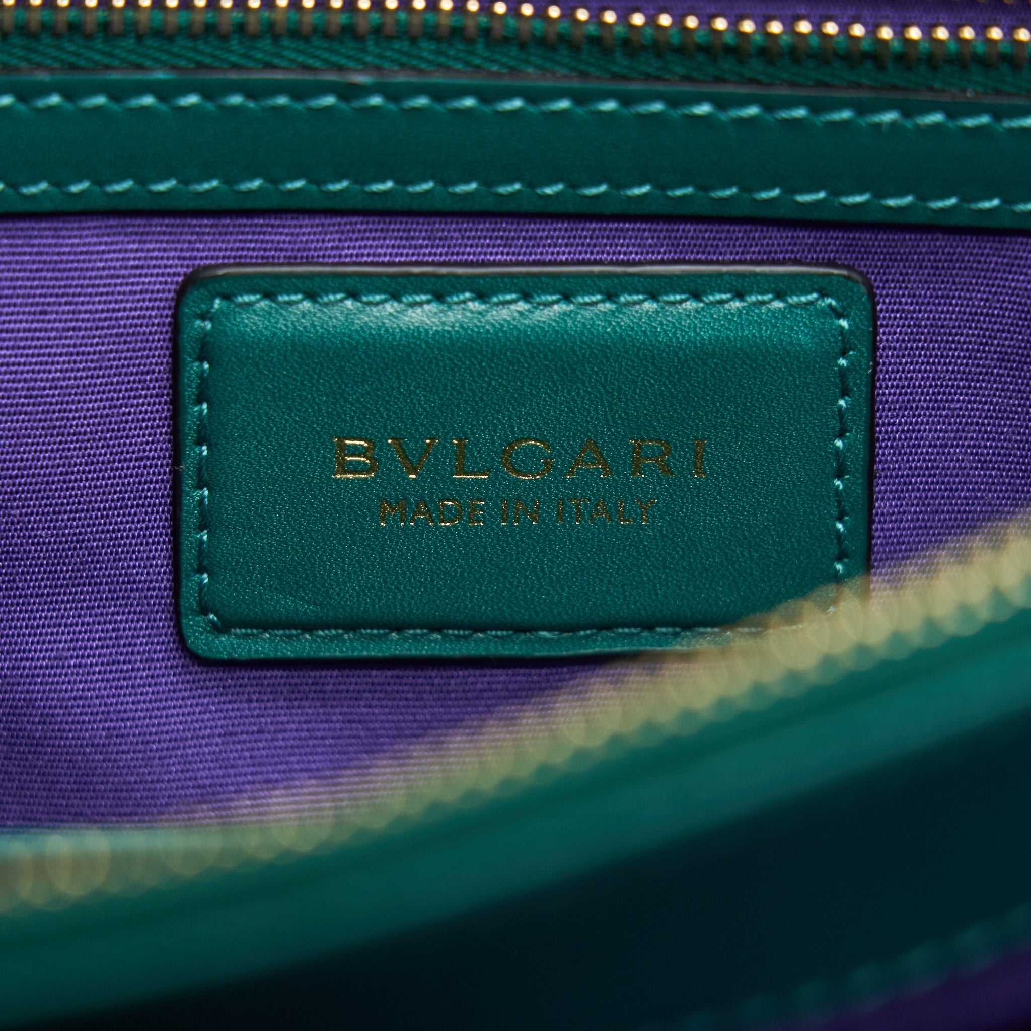 BVLGARI SERPENTI SHOULDER BAG GREEN