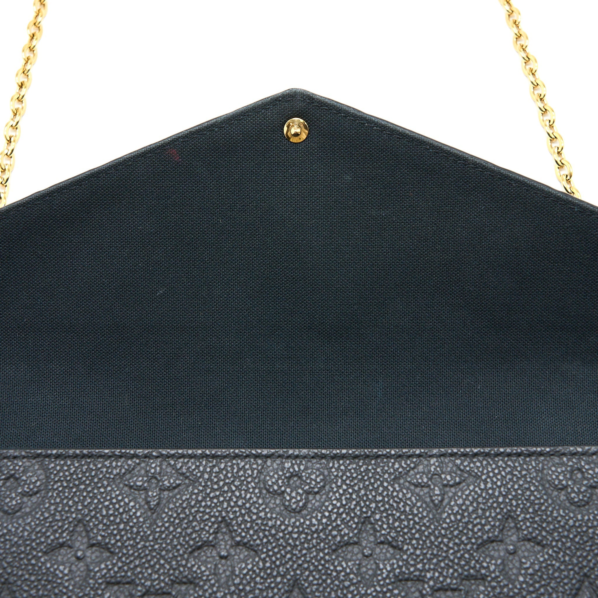 LOUIS VUITTON FELICIE POCHETTE MONOGRAM EMPREINTE BLACK GHW