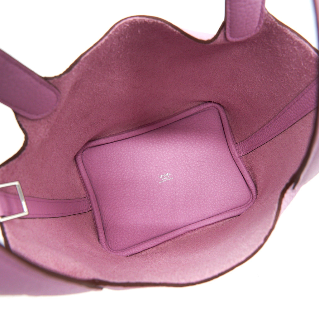 HERMES PICOTIN LOCK 18 MAUVE SYLVESTRE SHW