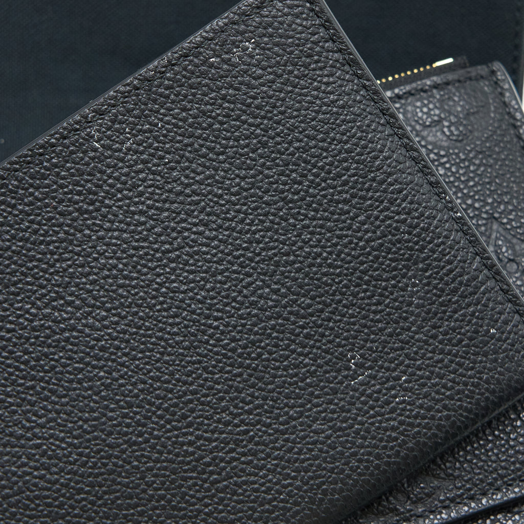 LOUIS VUITTON FELICIE POCHETTE MONOGRAM EMPREINTE BLACK GHW