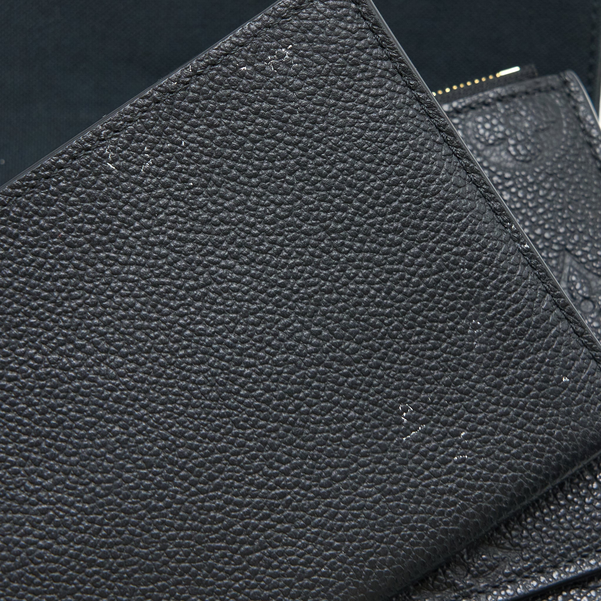 LOUIS VUITTON FELICIE POCHETTE MONOGRAM EMPREINTE BLACK GHW