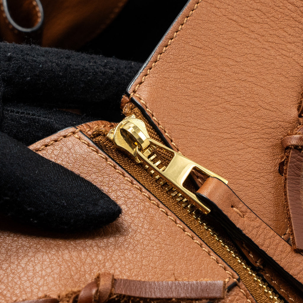 LOEWE SMALL HAMMOCK BAG CALFSKIN CARAMEL GHW