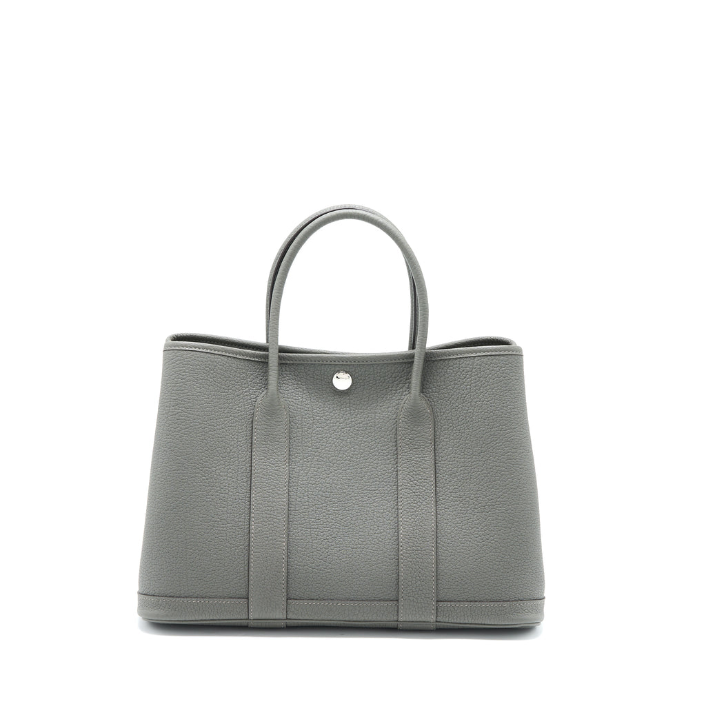 HERMES GARDEN PARTY 30 NEGONDA GRIS MEYER SHW