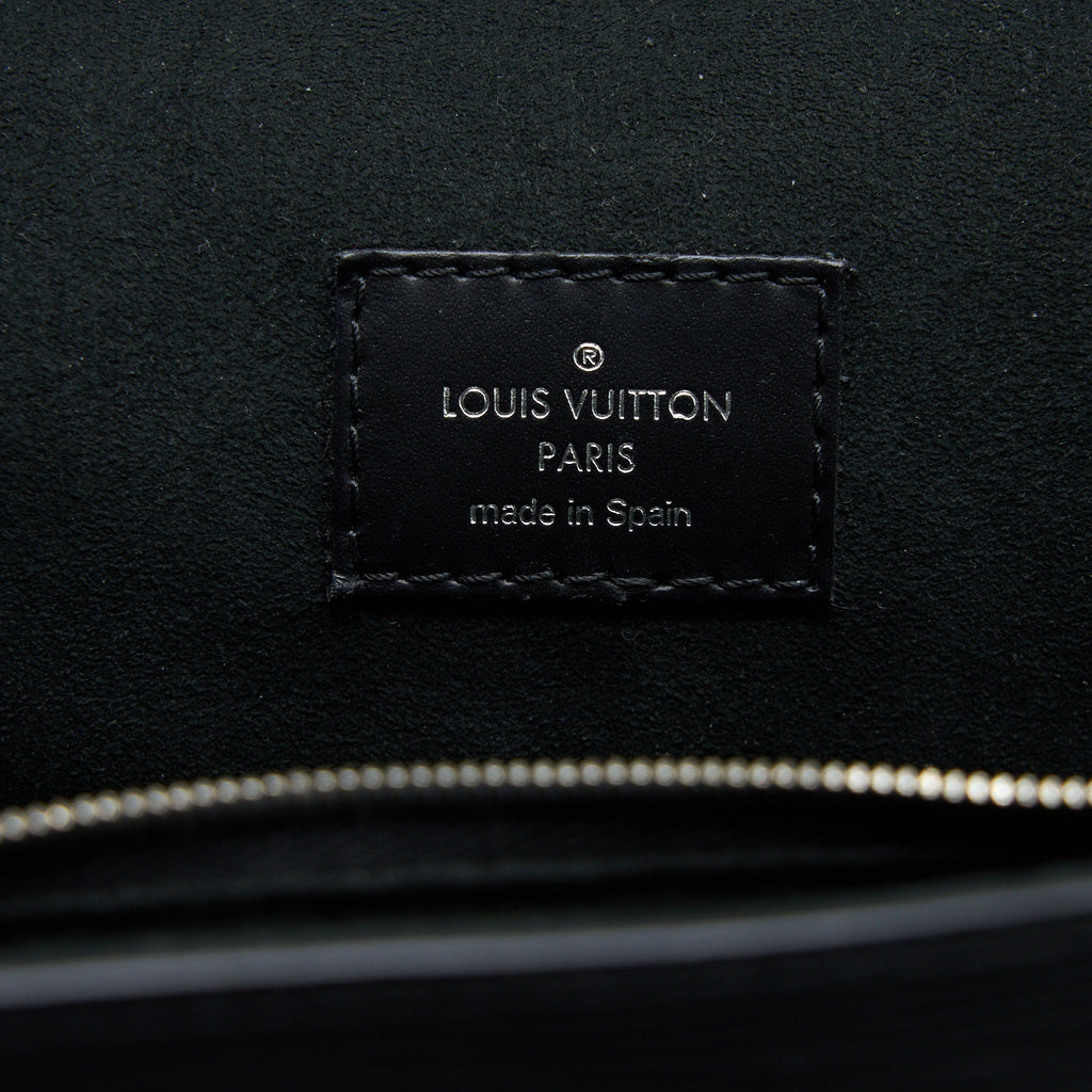 LOUIS VUITTON CLUNY MM EPI BLACK SHW WITH INITIAL S.S