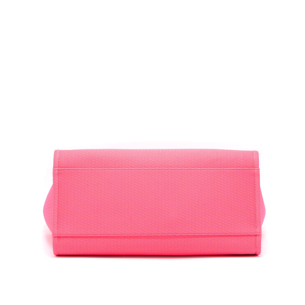 CHANEL DEAUVILLE TOTE BAG HOT PINK SHW