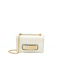 DIOR JA'DIOR FLAP BAG/ CLUTCH WITH CHAIN WHITE GHW
