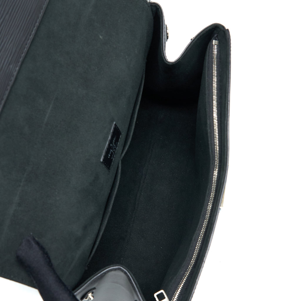 LOUIS VUITTON CLUNY MM EPI BLACK SHW WITH INITIAL S.S