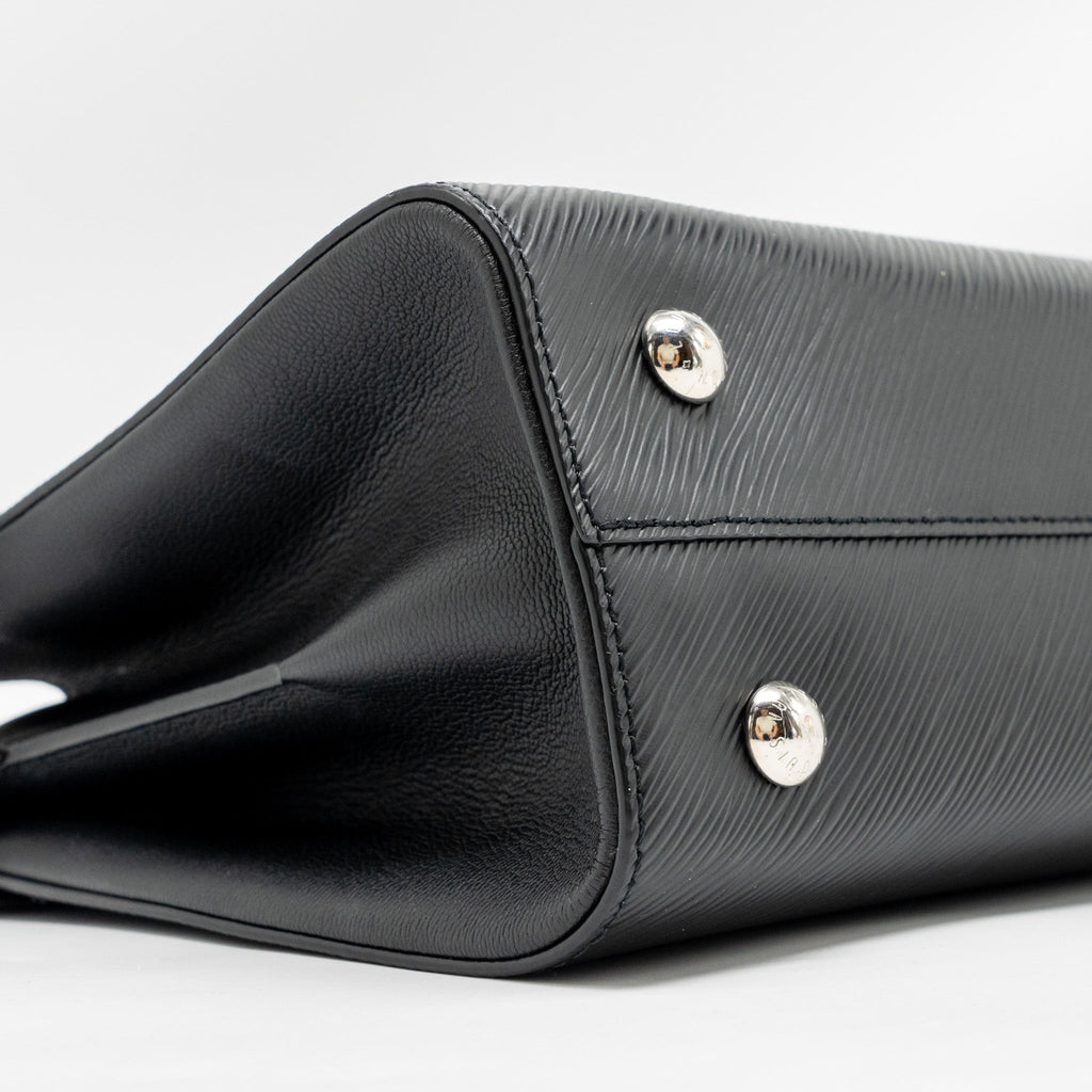 LOUIS VUITTON TWIST TOTE BAG EPI BLACK SHW