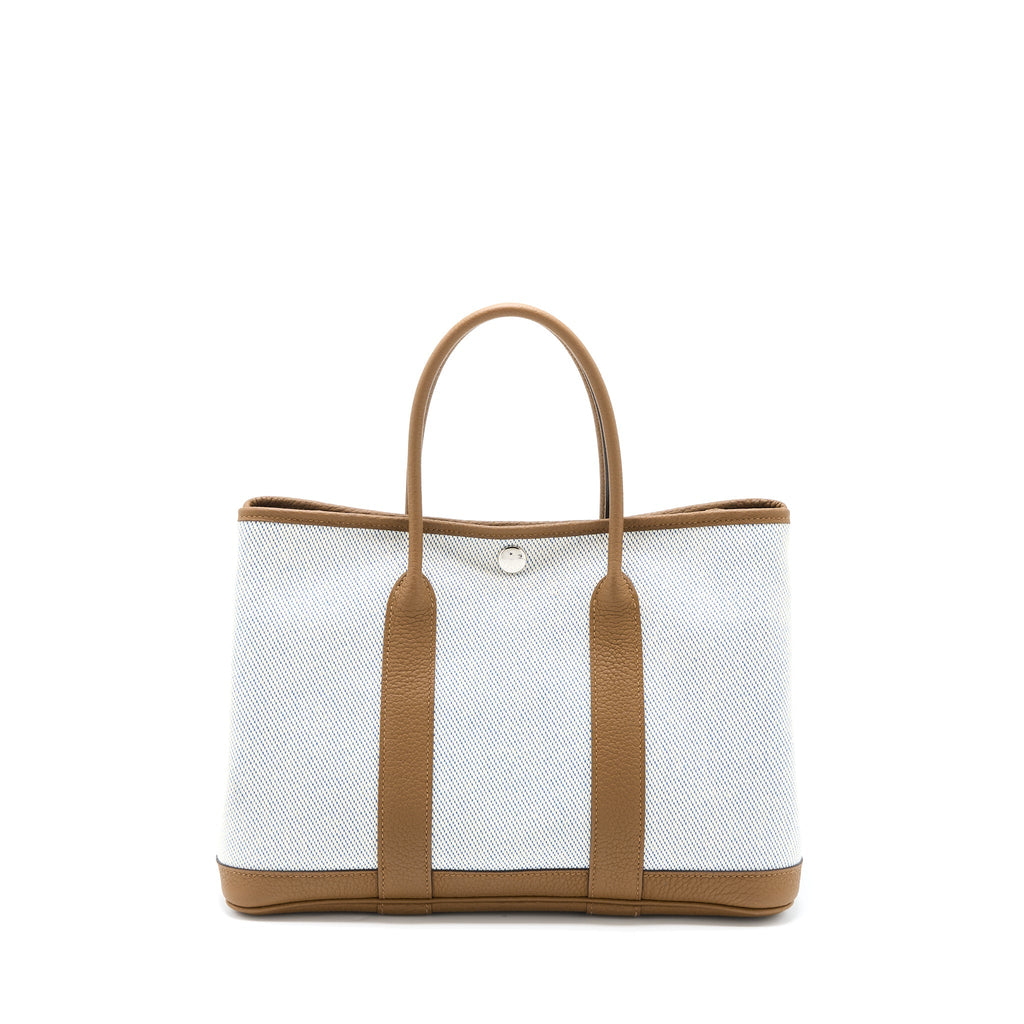 HERMES GARDEN PARTY 30 NEGONDA/CANVAS BLEU BILL/ALEZAN SHW