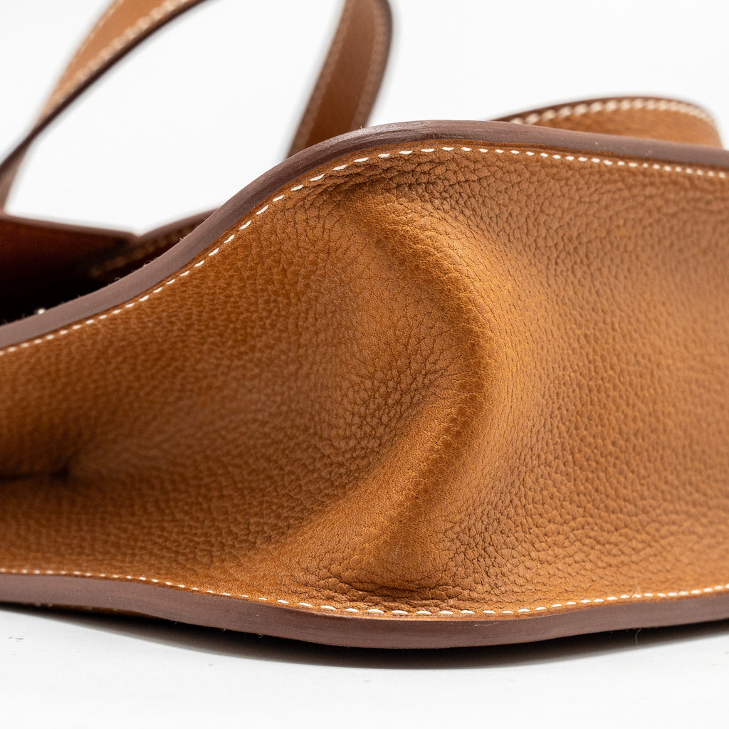HERMES HALZAN 25 BARENIA FAUBOURG FAUVE GHW