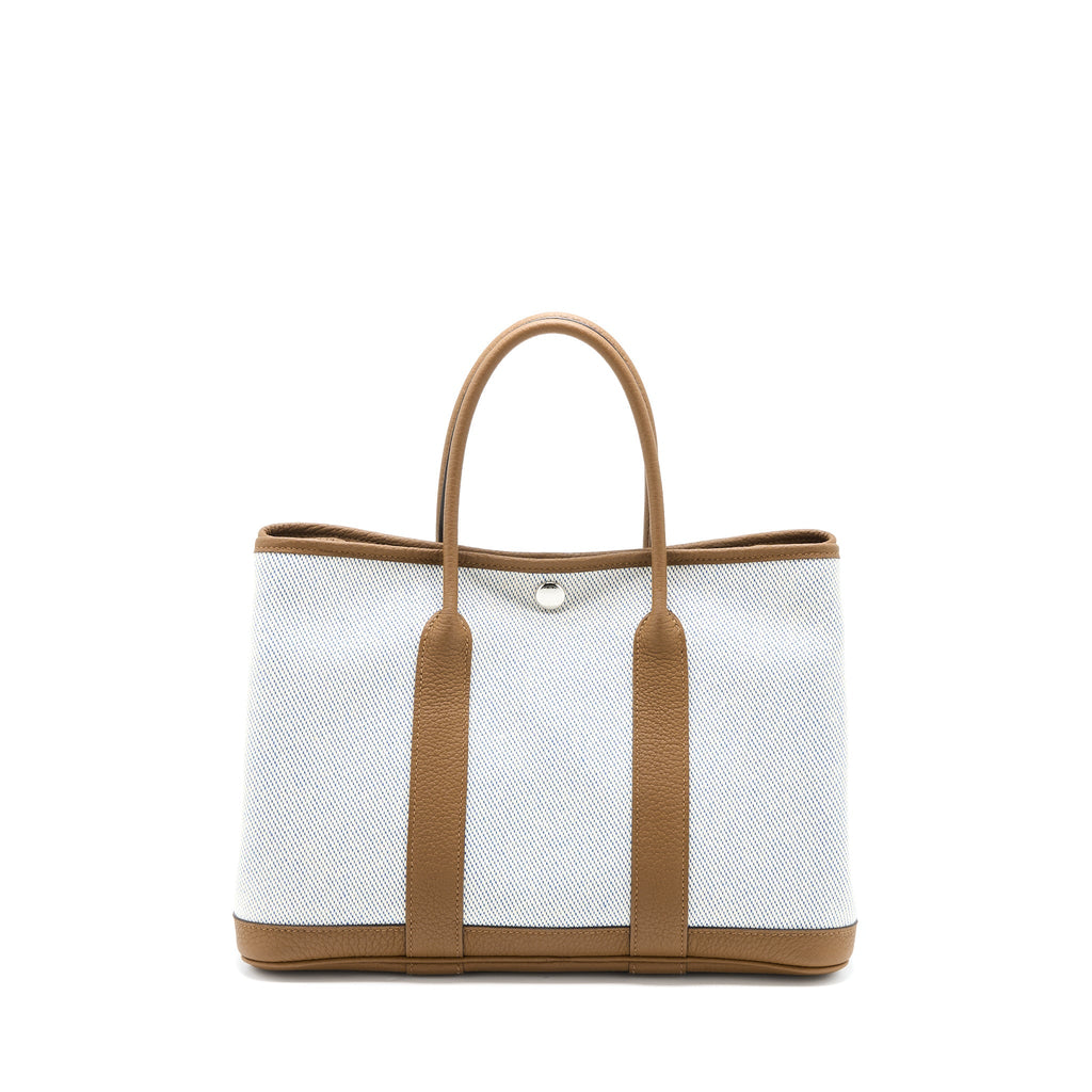 HERMES GARDEN PARTY 30 NEGONDA/CANVAS BLEU BILL/ALEZAN SHW