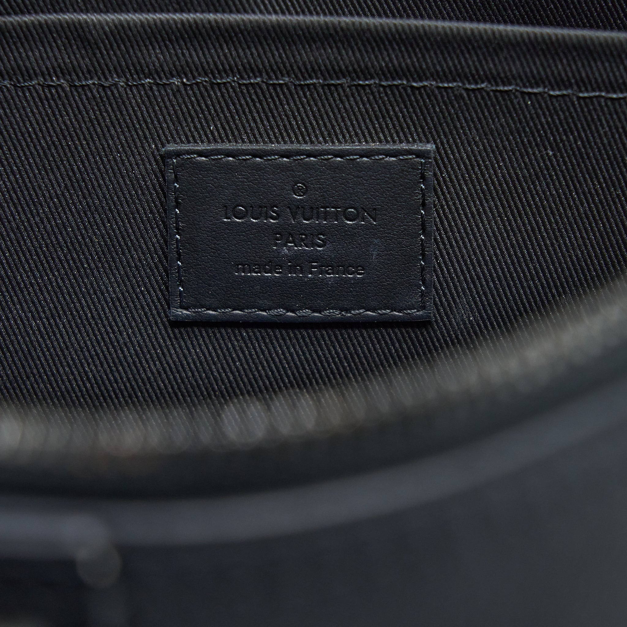 LOUIS VUITTON CITY KEEPALL GRAINED CALFSKIN BLACK WITH BLACK HARDWARE (NEW VERSION)