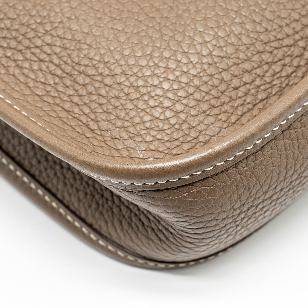 HERMES MINI EVELYNE CLEMENCE ETOUPE / BLUE NUIT SHW