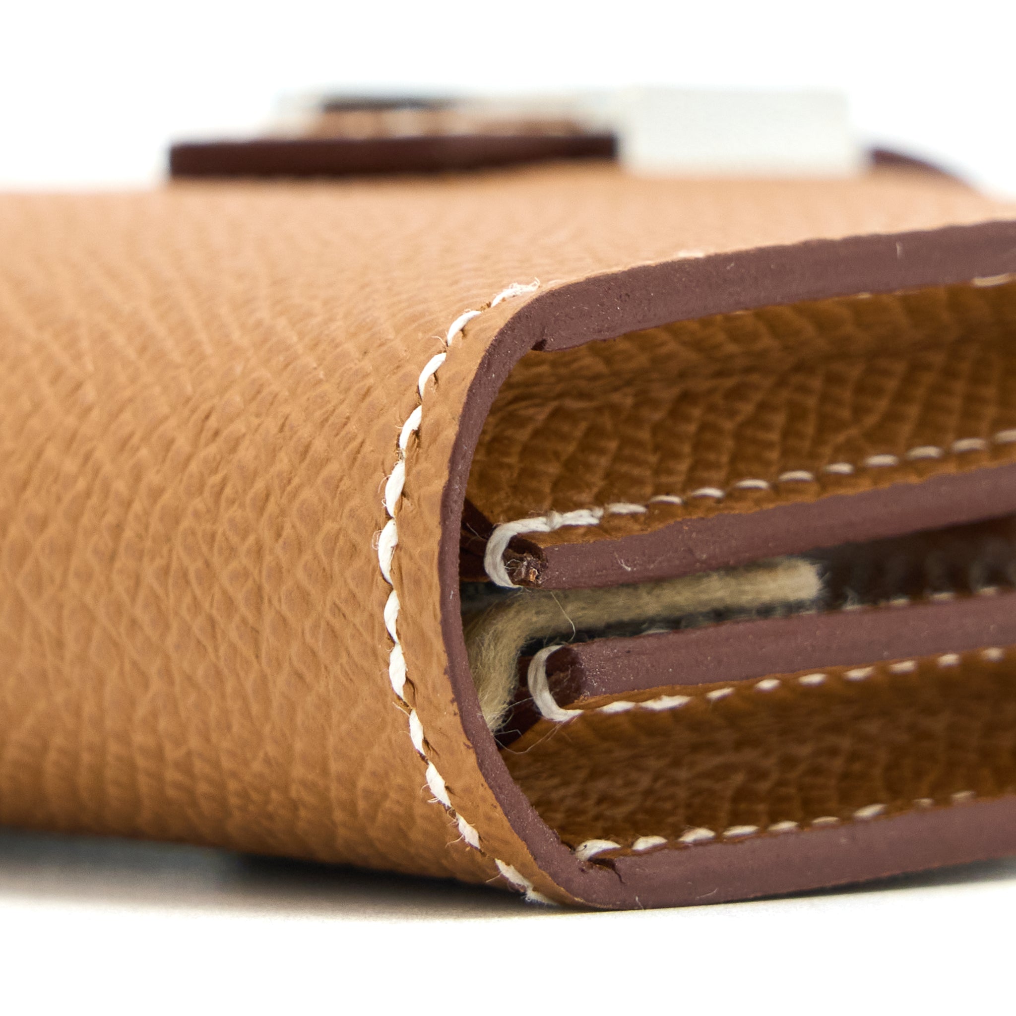 HERMES BEARN CARDHOLDER EPSOM GOLD SHW