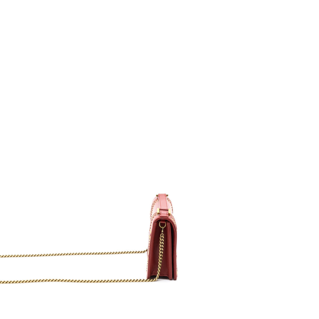 DIOR DIORAMA CROSSBODY BAG WITH HANDLE RED GHW