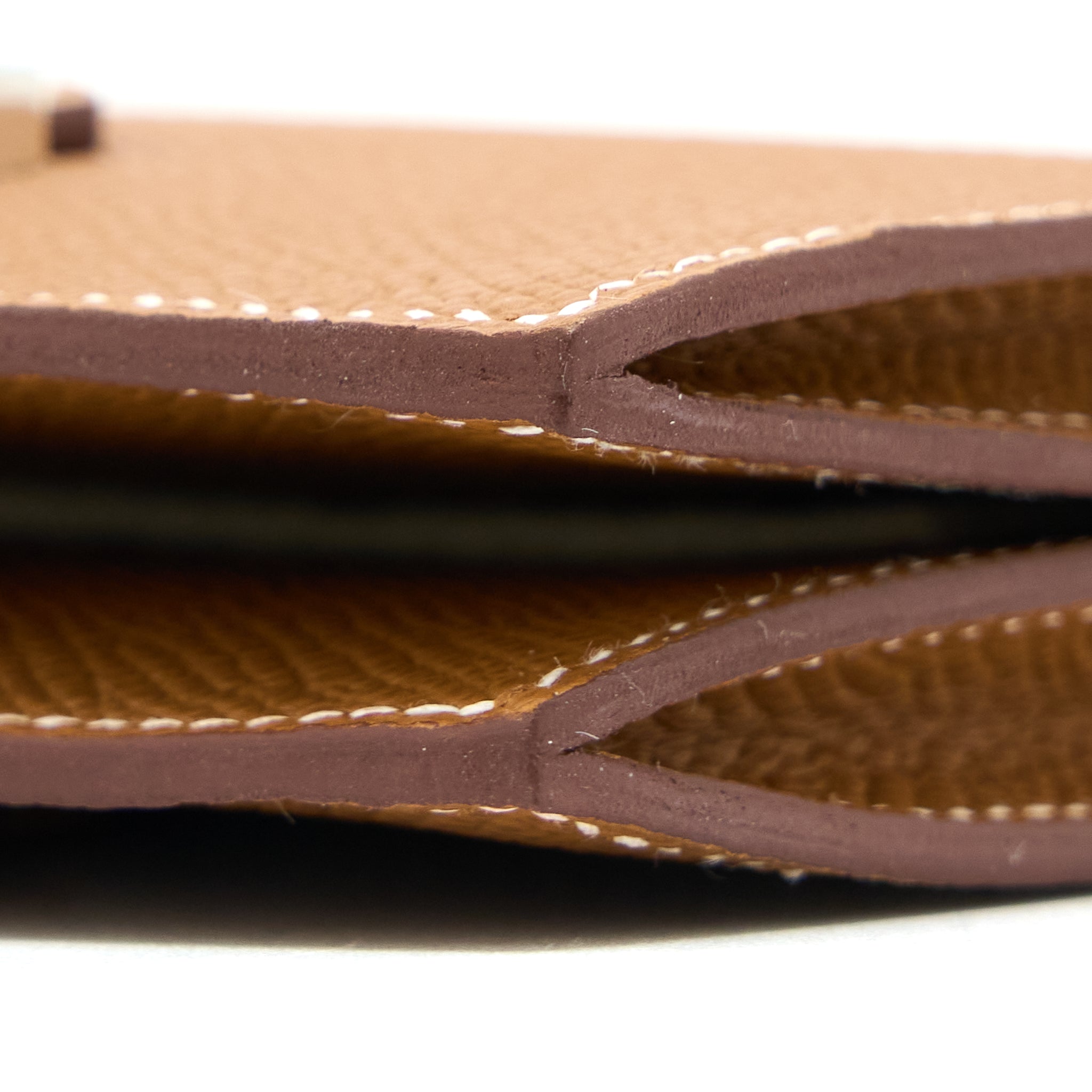 HERMES BEARN CARDHOLDER EPSOM GOLD SHW
