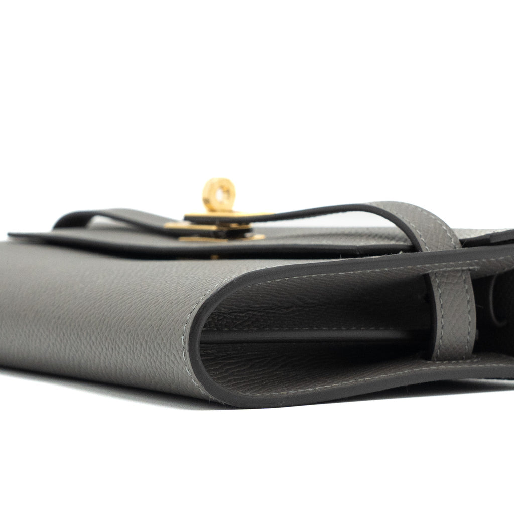 HERMES KELLY TO GO EPSOM GRIS MEYER GHW