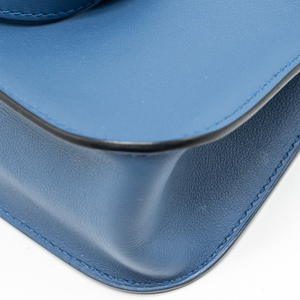 HERMES MINI HALZAN 22 SWIFT BLUE AGATE SHW