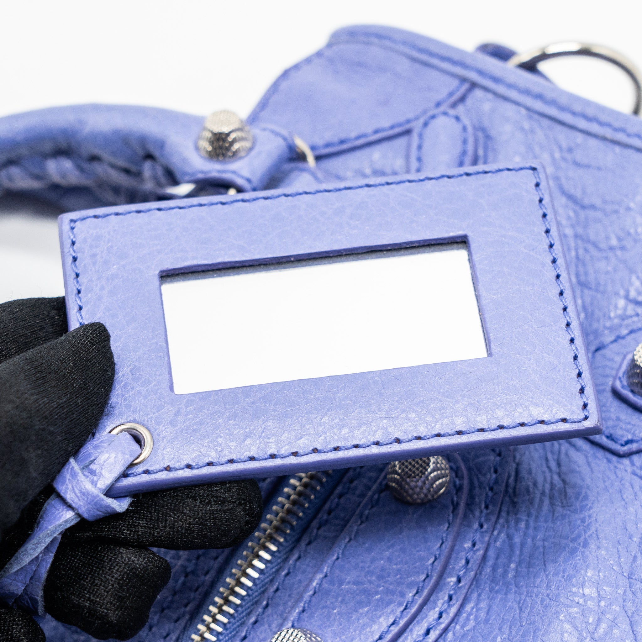 BALENCIAGA MINI CITY BAG LIGHT PURPLE SHW