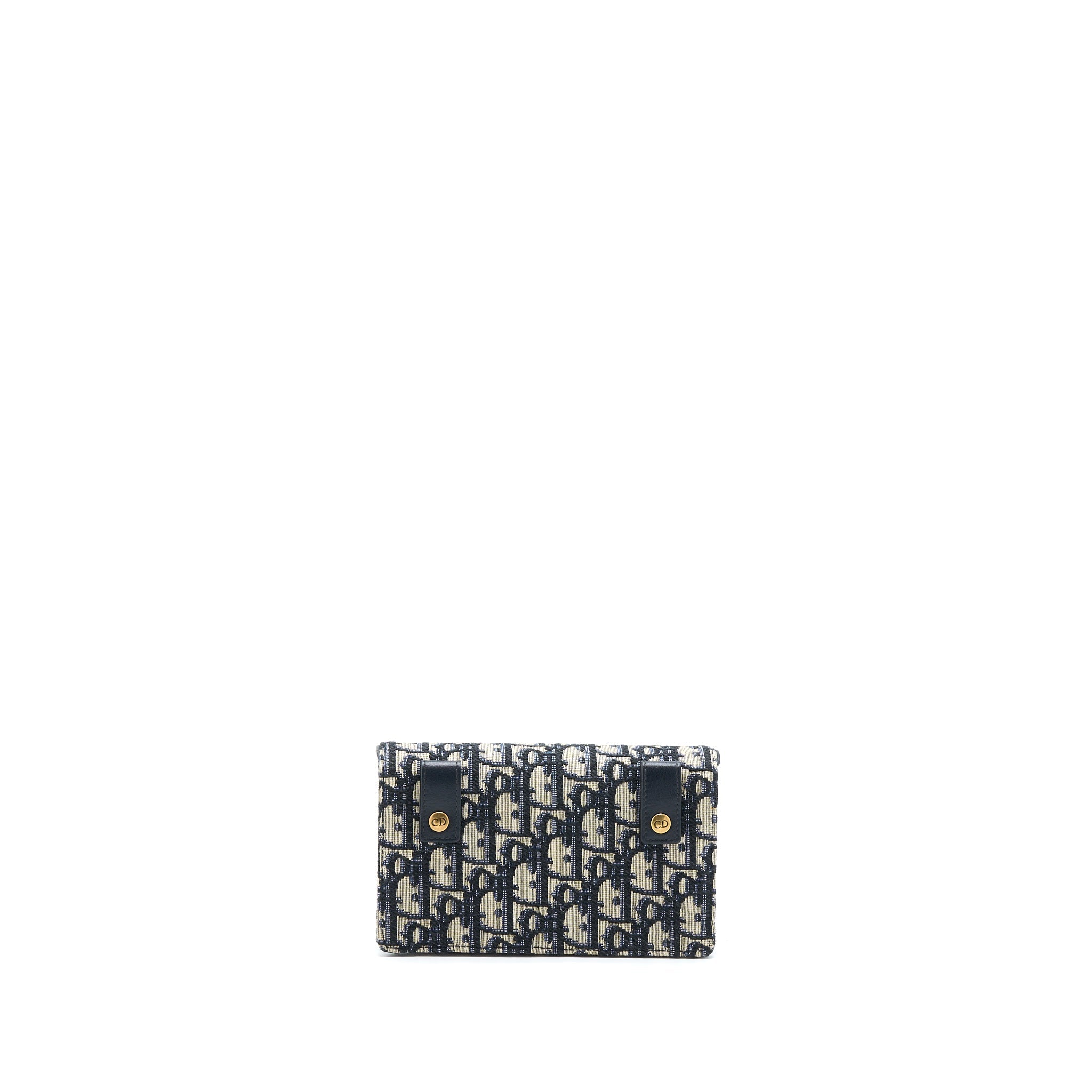 DIOR SADDLE BELT POUCH OBLIQUE BLUE GHW
