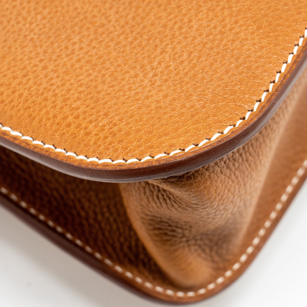 HERMES HALZAN 25 BARENIA FAUBOURG FAUVE GHW