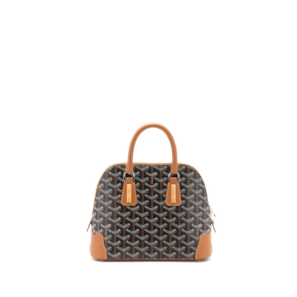 GOYARD VENDOME MINI BAG CANVAS/CALFSKIN BROWN/MULTICOLOUR SHW