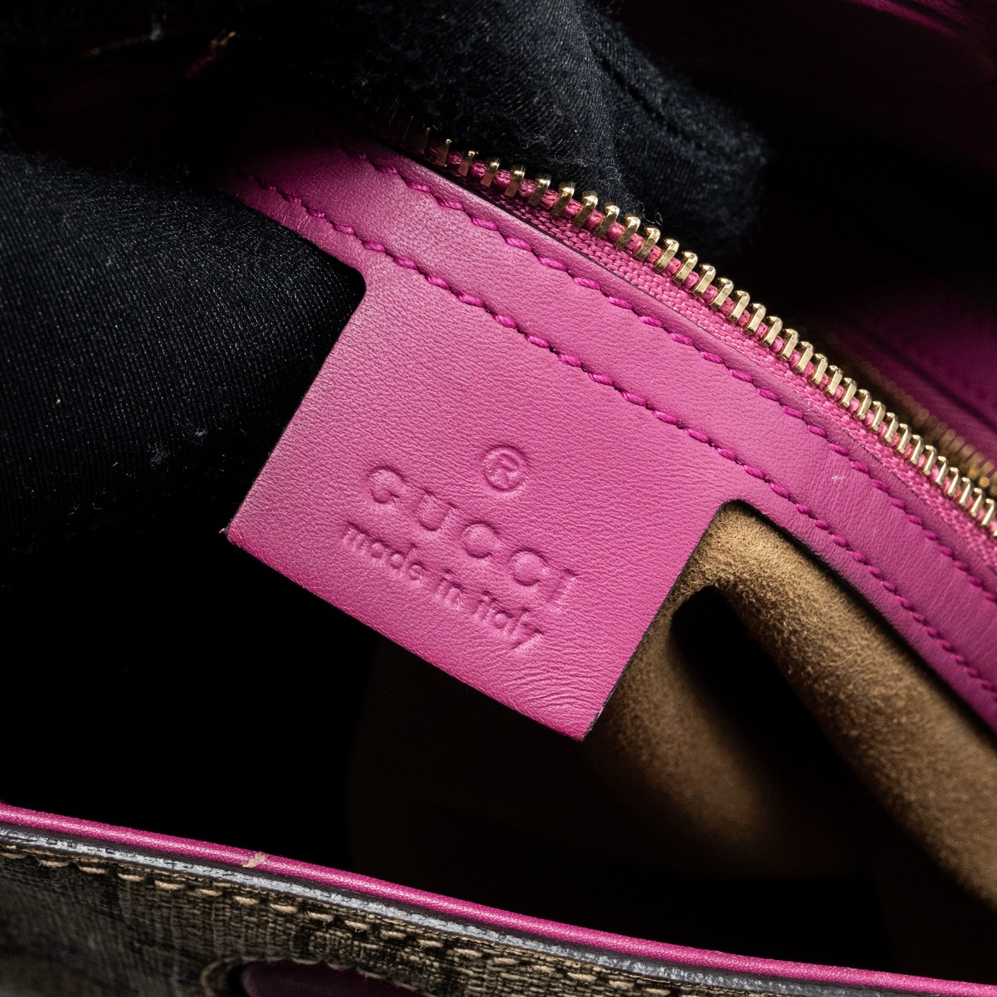 GUCCI TOTE BAG GG CANVAS MULTICOLOUR GHW
