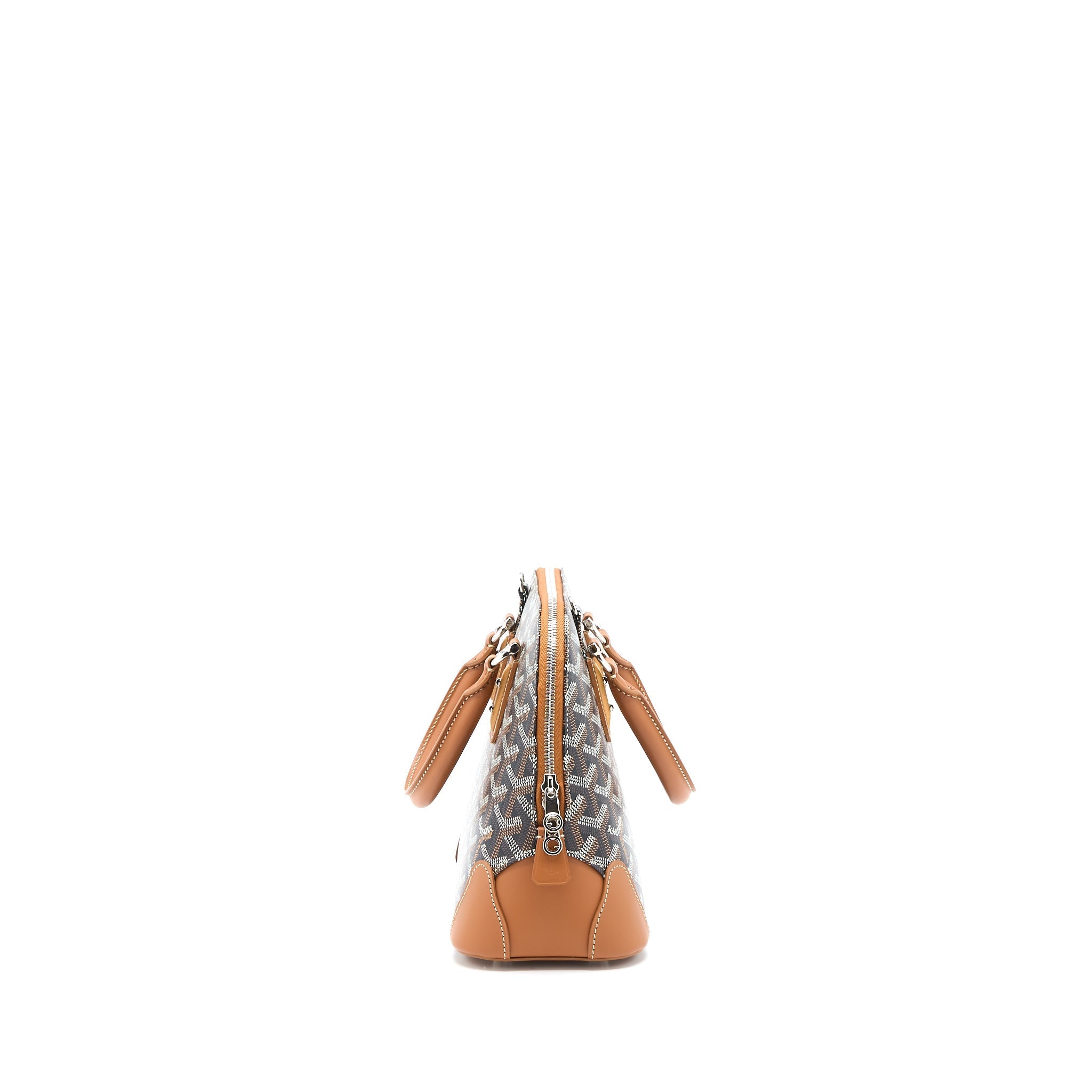 GOYARD VENDOME MINI BAG CANVAS/CALFSKIN BROWN/MULTICOLOUR SHW
