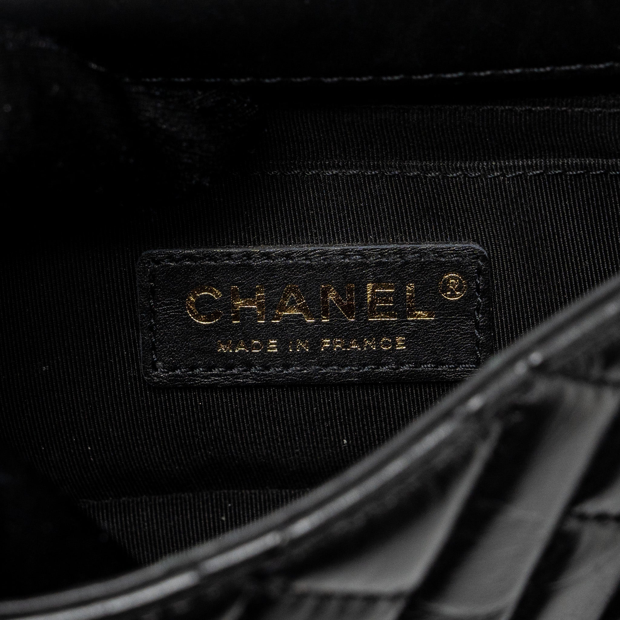 CHANEL MONT COCO MINI FLAP BAG SHINY LAMBSKIN BLACK LGHW