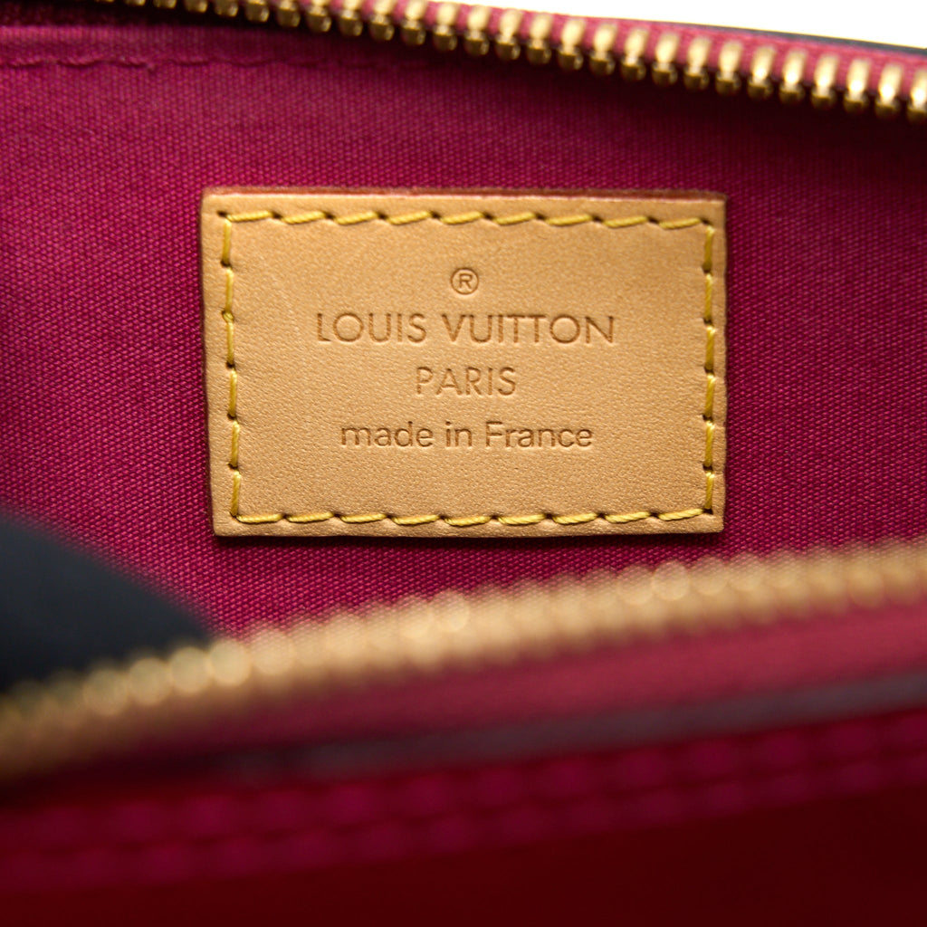 LOUIS VUITTON ALMA BB MONOGRAM VERNICE PINK GHW