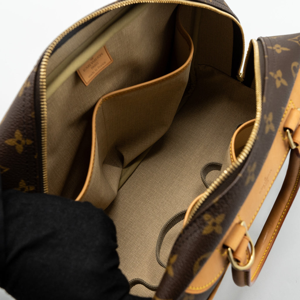 LOUIS VUITTON SMALL LUGGAGE BAG MONOGRAM CANVAS GHW