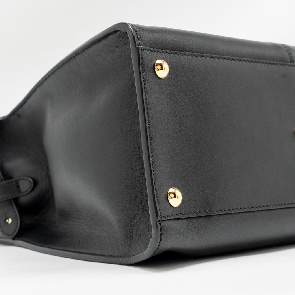 FENDI PEEKABOO X-LITE MEDIUM CALFSKIN BLACK GHW