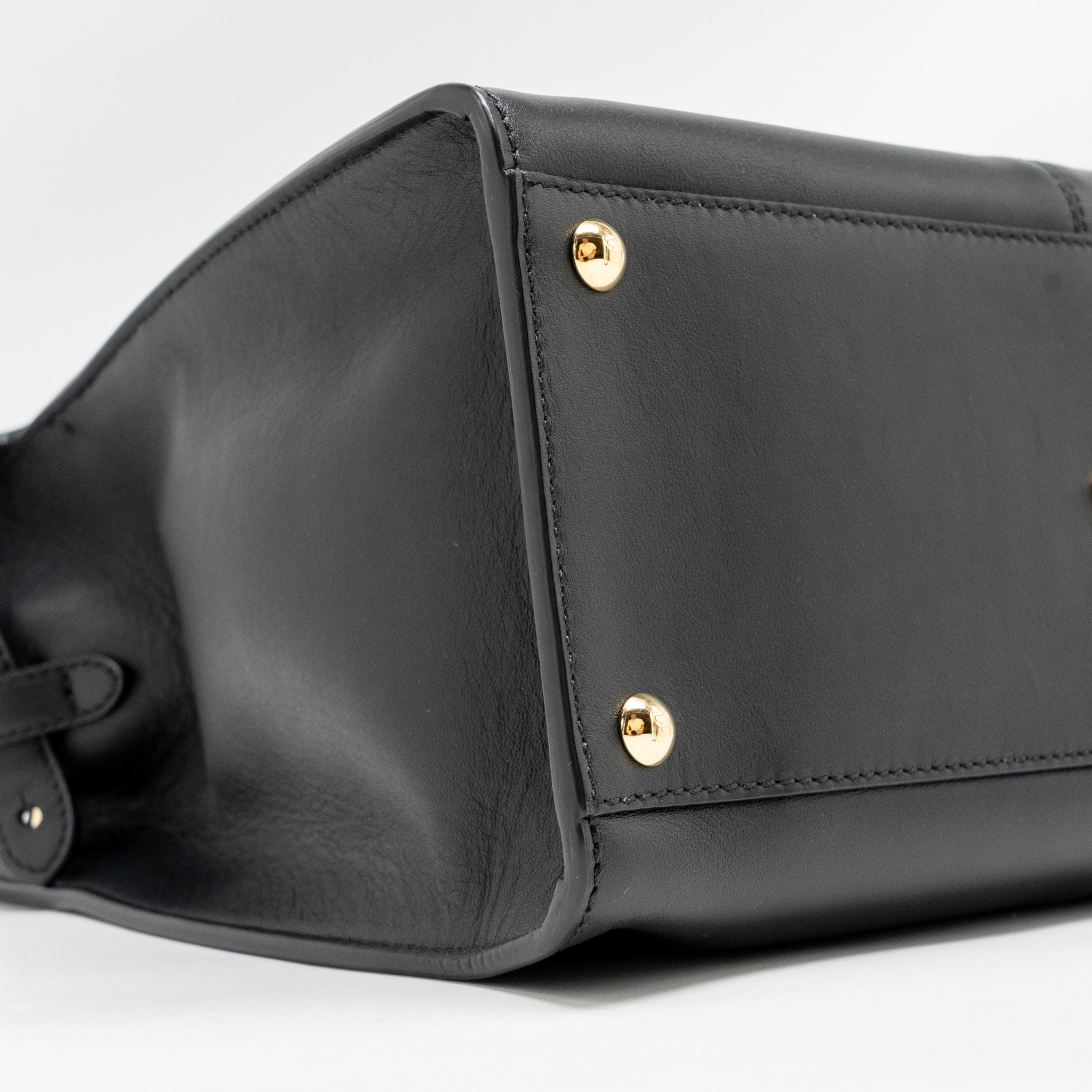 FENDI PEEKABOO X-LITE MEDIUM CALFSKIN BLACK GHW
