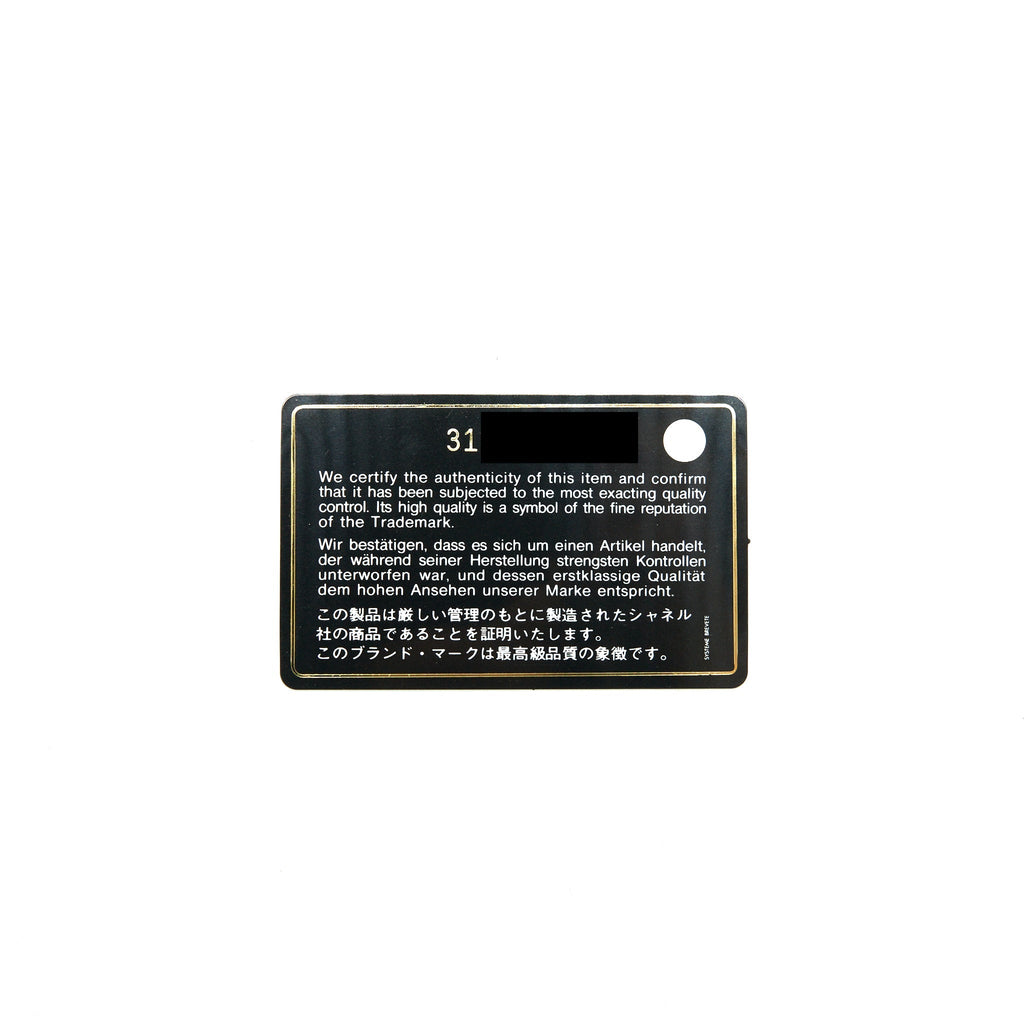 CHANEL CLASSIC CARD HOLDER CAVIAR BLACK GHW