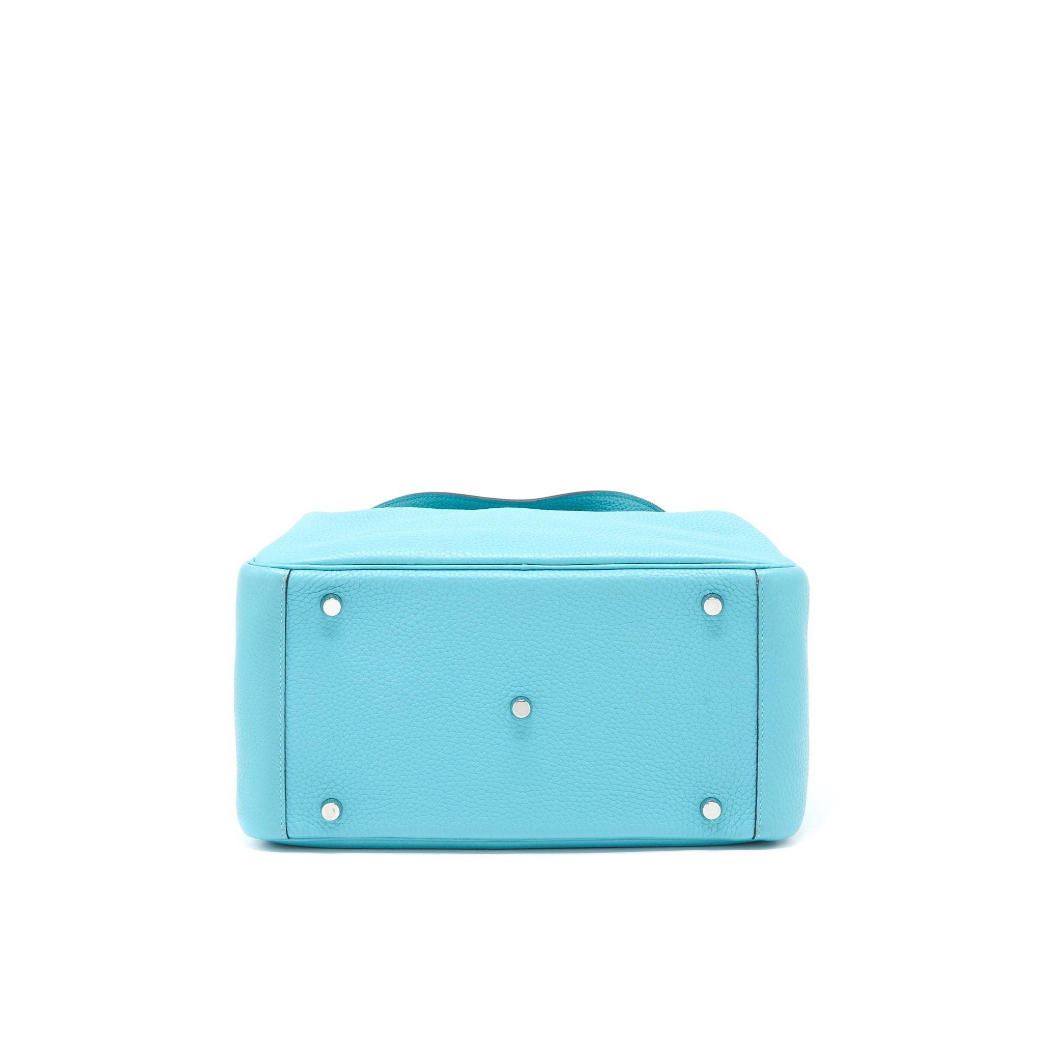 HERMES LINDY 30 CLEMENCE 3Z BLUE SAINT CYR SHW