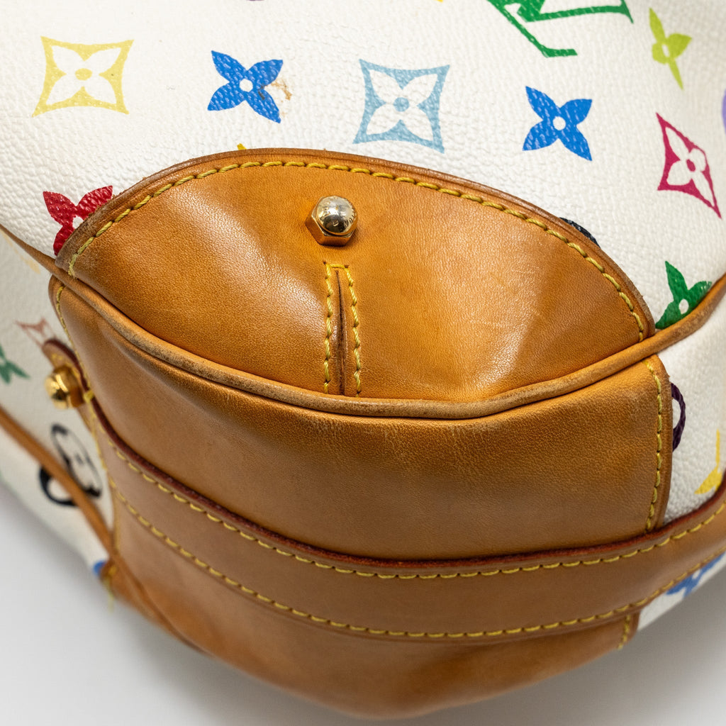 LOUIS VUITTON MURAKAMI GRETA BAG MONOGRAM CANVAS WHITE/MULTICOLOUR GHW