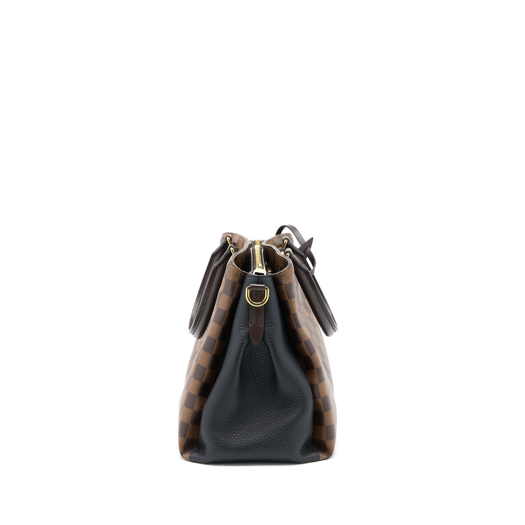 LOUIS VUITTON NORMANDY TOTE BAG DAMIER EBENE CANVAS GHW