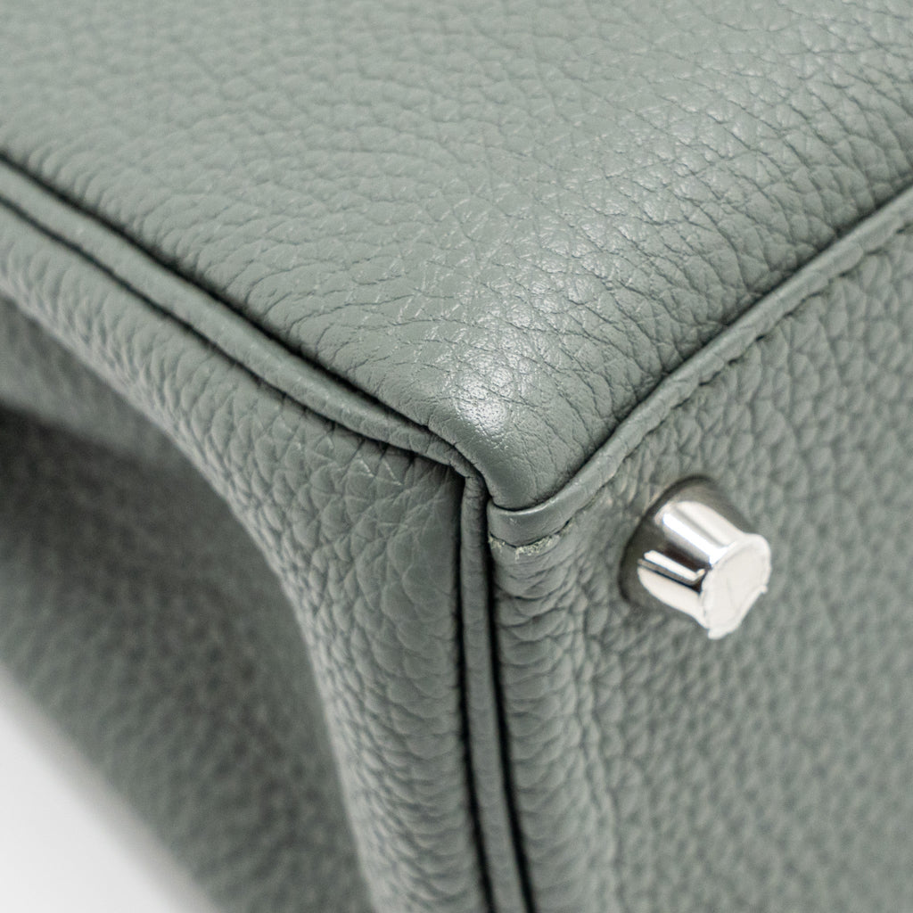 HERMES KELLY 25 TOGO VERT AMANDE SHW