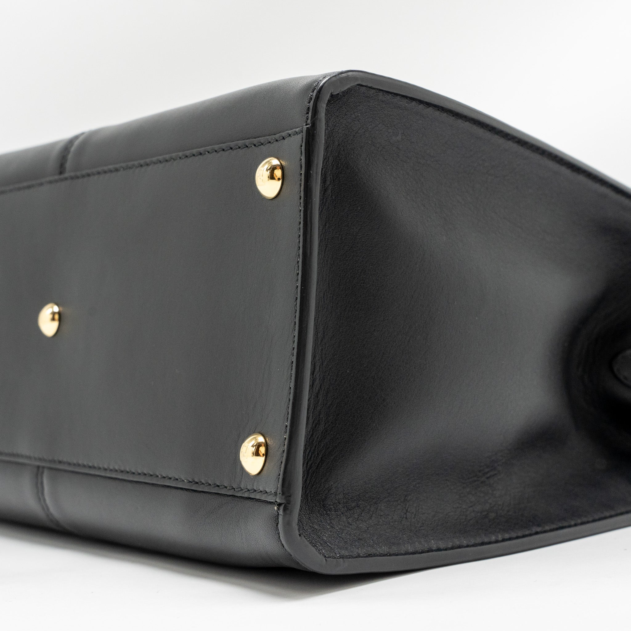 FENDI PEEKABOO X-LITE MEDIUM CALFSKIN BLACK GHW