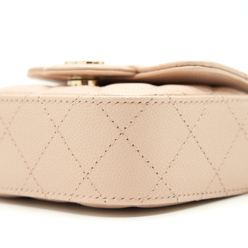 CHANEL 22C MINI FLAP VANITY CAVIAR LIGHT PINK LGHW