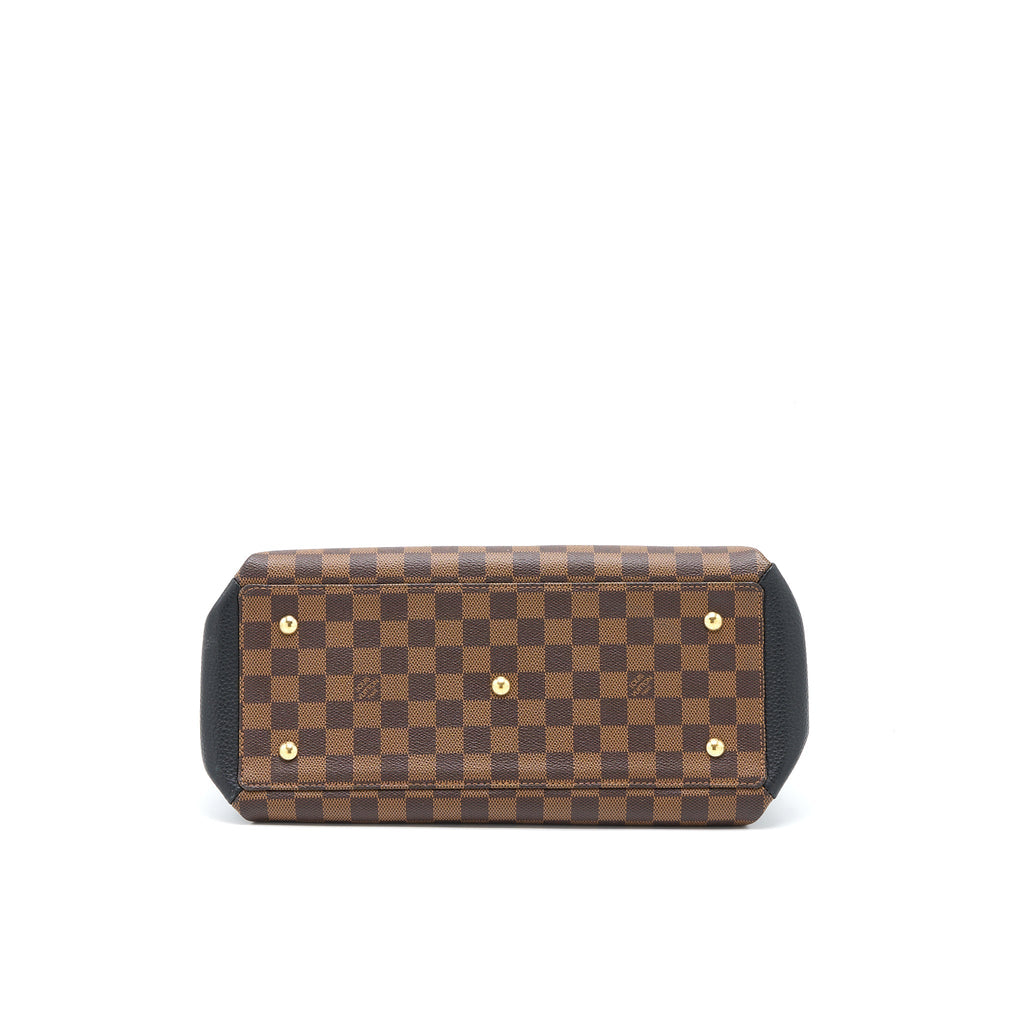 LOUIS VUITTON NORMANDY TOTE BAG DAMIER EBENE CANVAS GHW