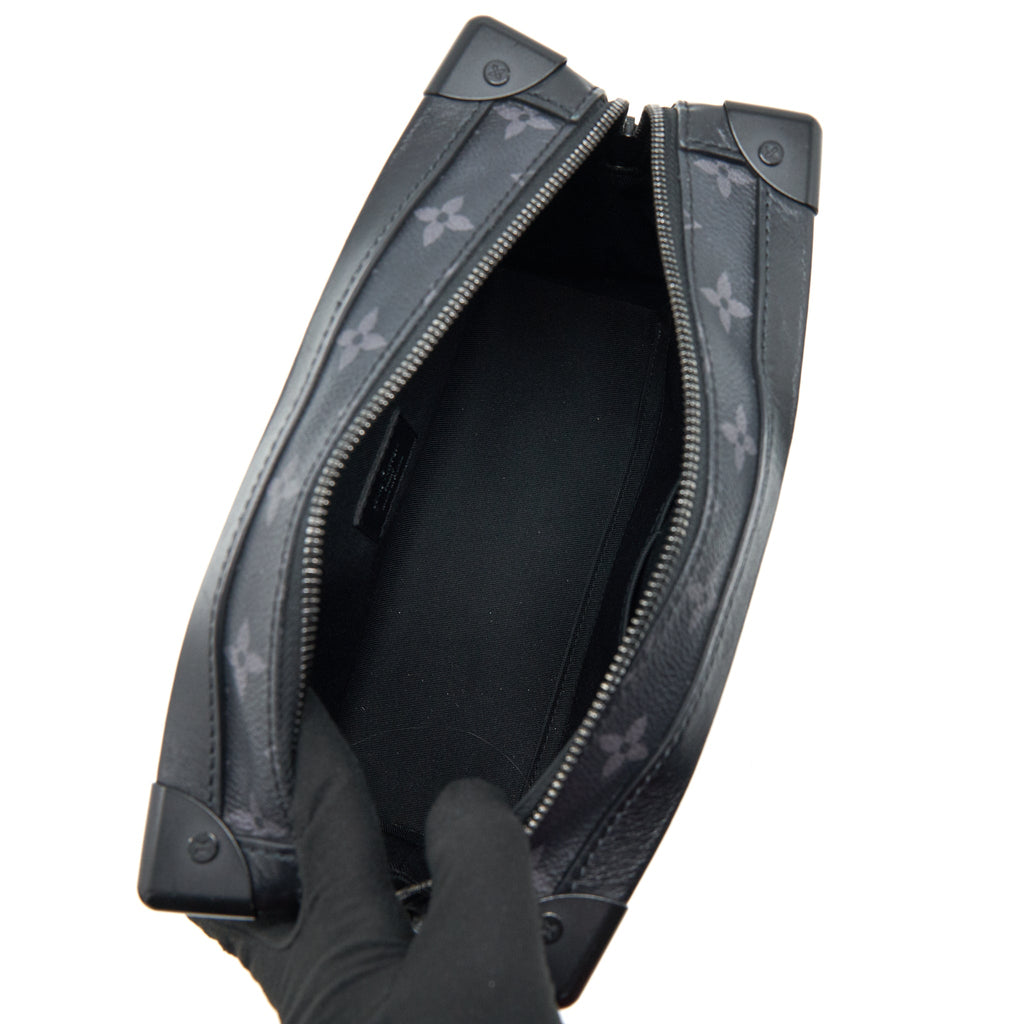 LOUIS VUITTON SOFT TRUNK BLACK MONOGRAM M44730
