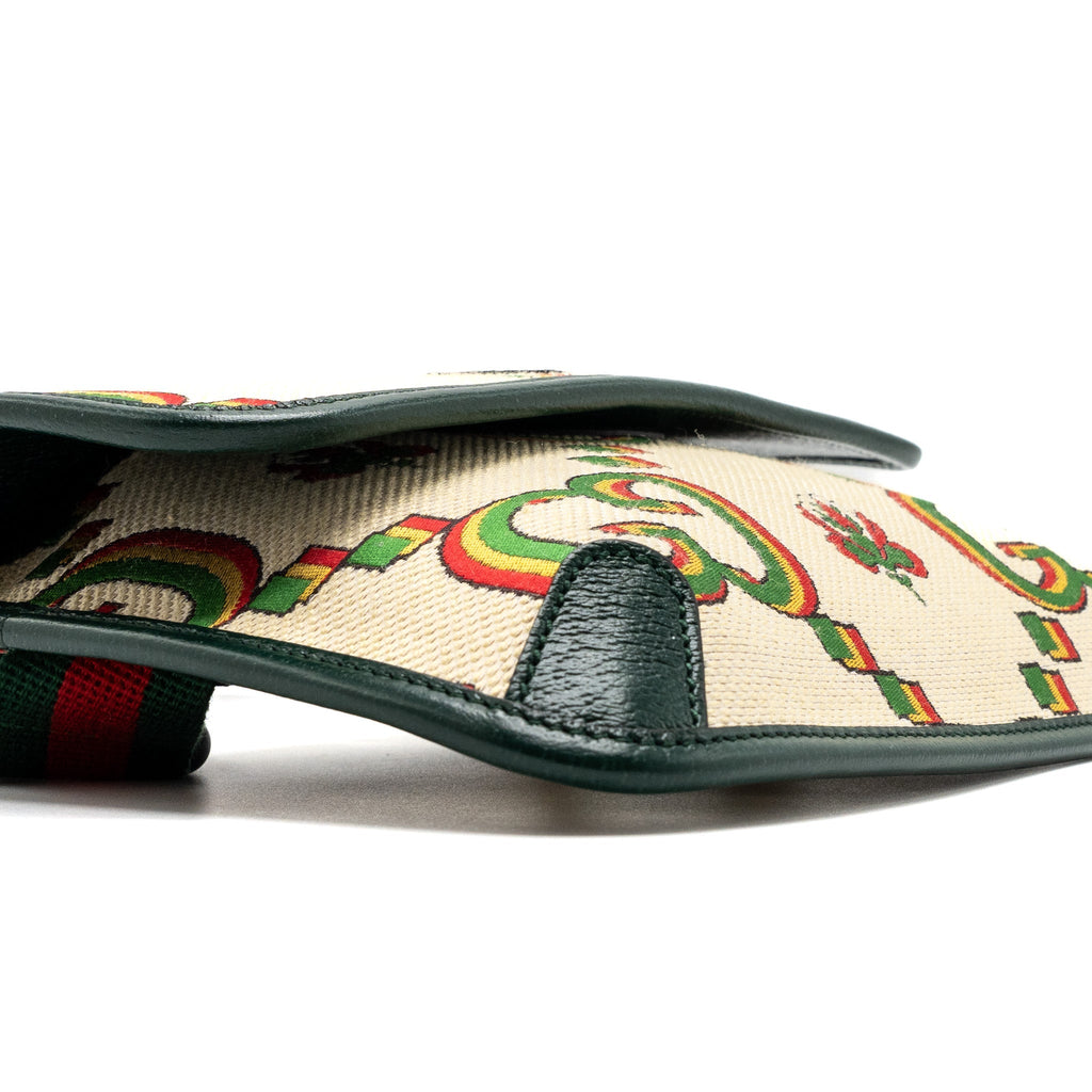 GUCCI BELT BAG CANVAS MULTICOLOUR GHW