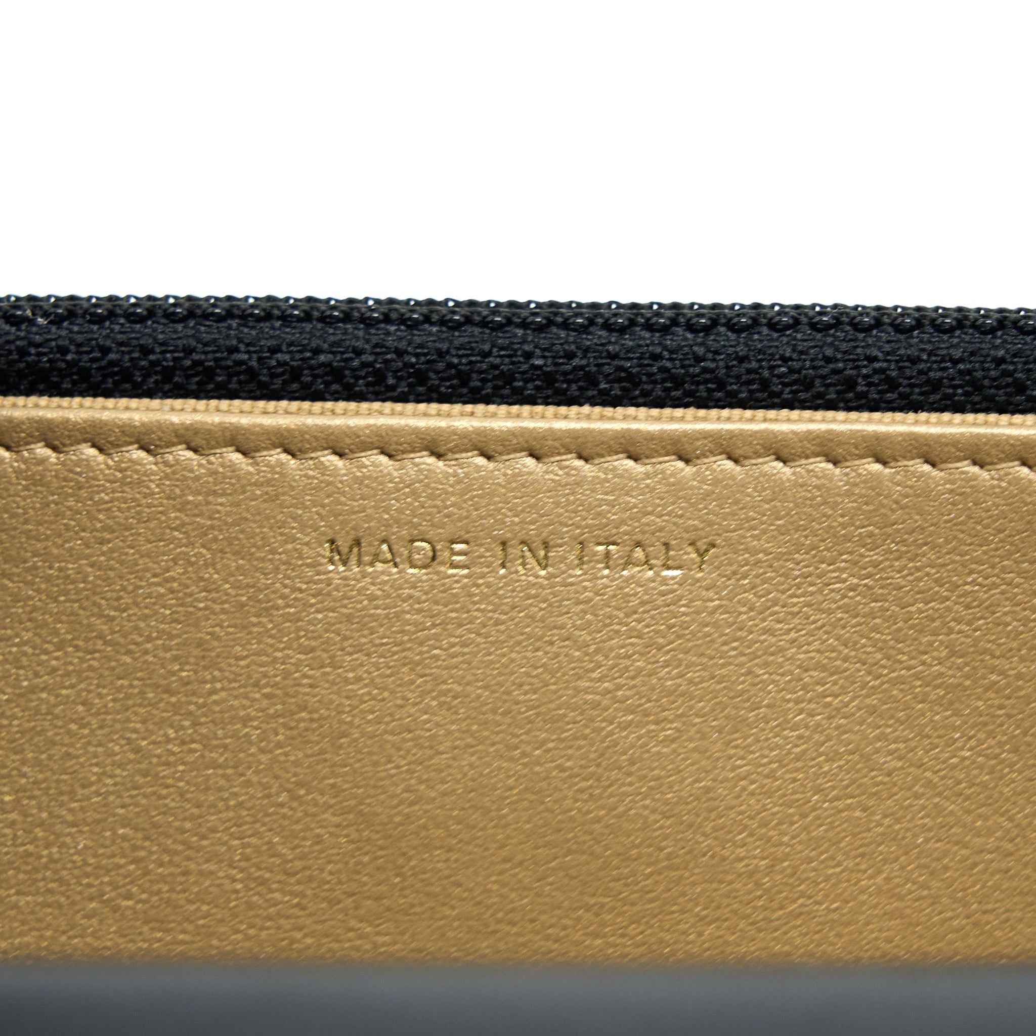 CHANEL PEARL CRUSH WALLET ON CHAIN LAMBSKIN BLACK GHW (MICROCHIP)