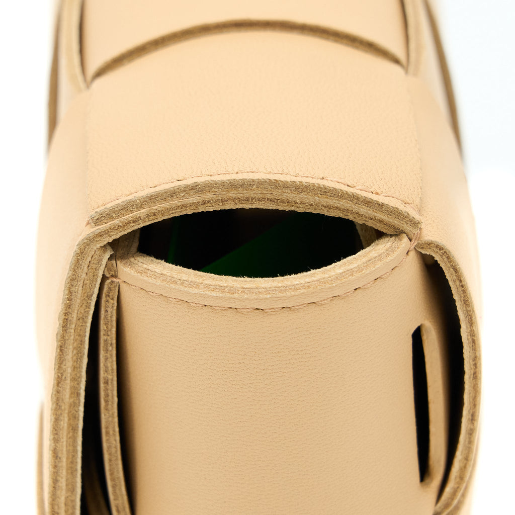 BOTTEGA VENETA CASSETTE BELT BAG ALMOND